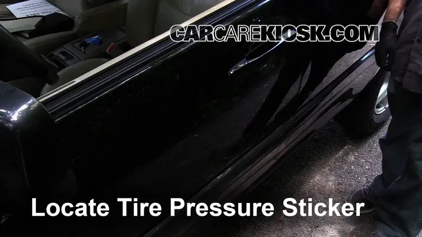 2003 Lexus RX300 3.0L V6 Tires & Wheels Check Tire Pressure
